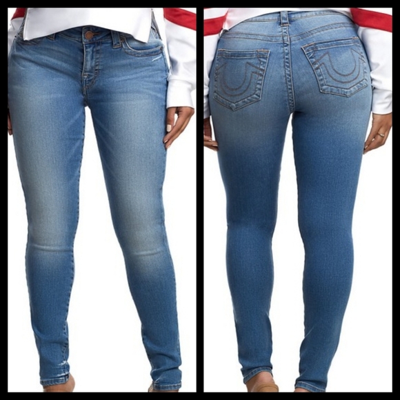True Religion Denim - True Religion Jennie Curvy Mid Rise Skinny Jean 28